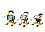 36 LED Portable Rechargeable Floodlight 3000LM , Car Garage Tent Camping Light