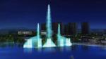 Onsite Installation custom made outdoor pool fountain