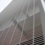 Transparent Architectural Metal Mesh Screen 4mm Wire Dia Fireproof