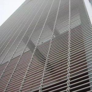 Quality Transparent Architectural Metal Mesh Screen 4mm Wire Dia Fireproof wholesale