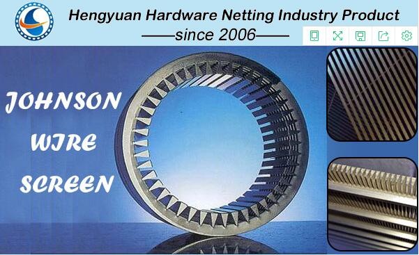 Galvanizing And SS 304 Johnson Wedge Wire Water Well Screen Filter Pipe