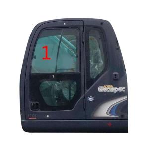 Quality SK-6 SK-8 SK230-6 KOBELCO Excavator Glass Tempered Left Slant Side Position NO.1 wholesale