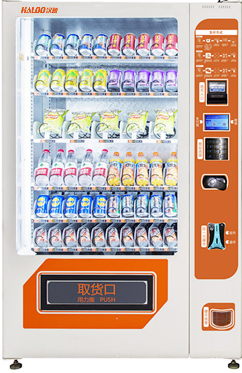 Combo Food And Drink Vending Machines, Card Reader Vending Machine
