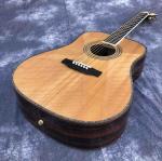 Ebony Fingerboard Solid Spruce 45D Style Acoustic Guitar Cocobolo Acoustic