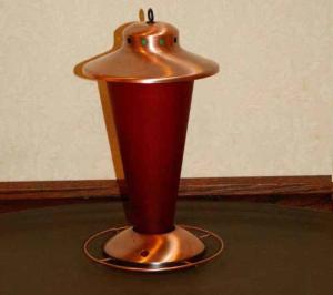 Quality Home Hanging Painted Decorative Metal Bird Feeders Rust Resistance wholesale