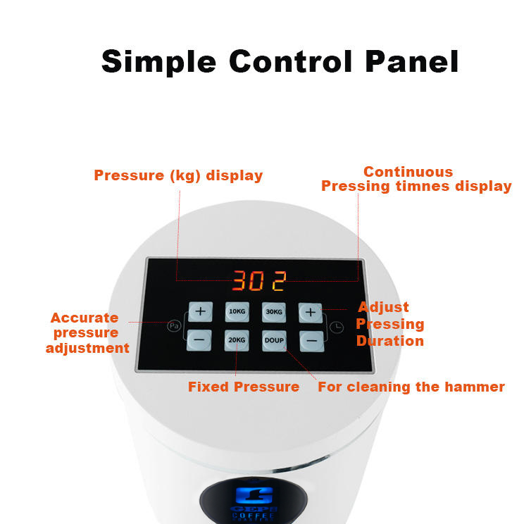 110V-220V / 60W Electric Coffee Tamper Machine for Fast and Automatic Powder Pressing