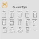 VMPET Matt Finished Undergarment Bag For Travel Ziplockk Stand Up Pouch With