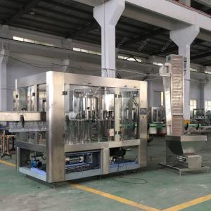 Quality Soft Drink Automatic Water Filling Machine Gravity Filling For PET Plastic Bottle wholesale