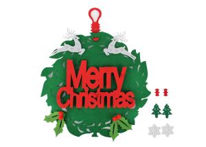 Quality Holiday Party 8pcs Ornaments 16 Inch Felt Merry Christmas Hanging wholesale
