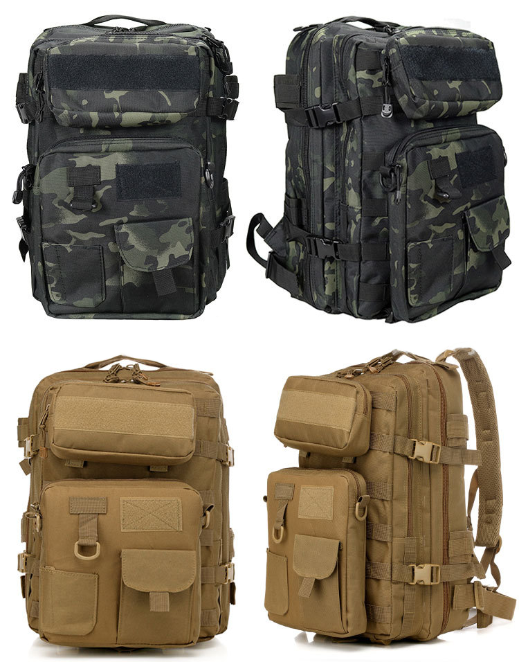 40L 900D Oxford Fabric Waterproof Traveling Daysack with Accessories Bags and Durable