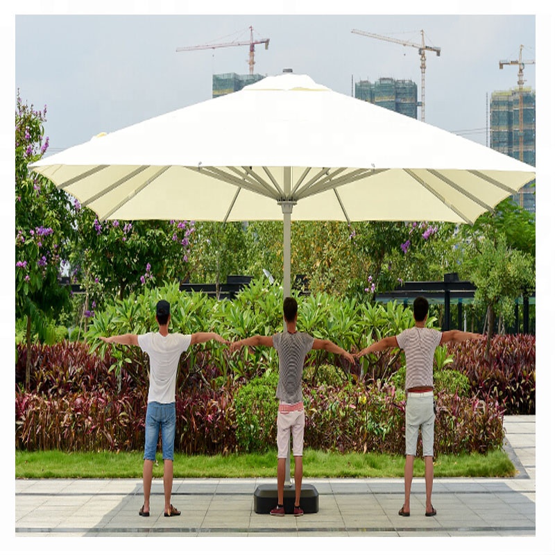 Strong And Big Size Beach Parasol Coffee Shop Sunshade Umbrella