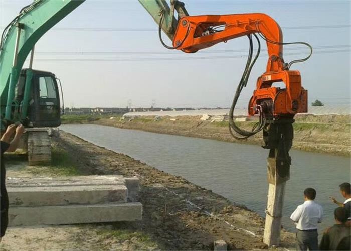 Customised Excavator Vibratory Pile Hammer ODM high acceleration