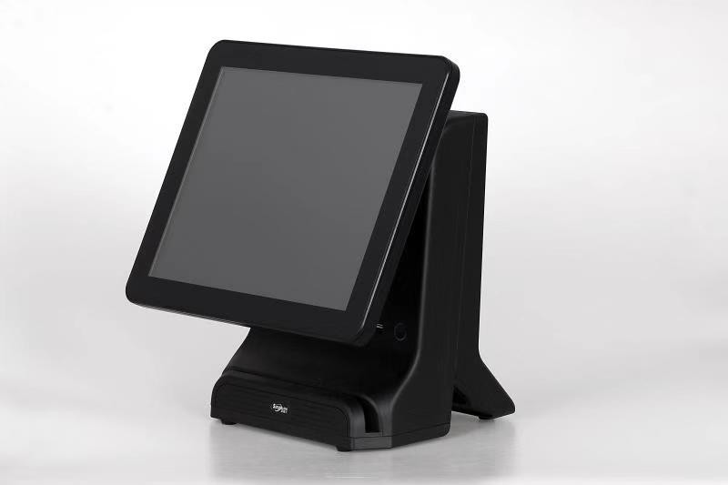 15" Dual Touch Screen POS Solution with Flat Capacitive Screen and Main Screen