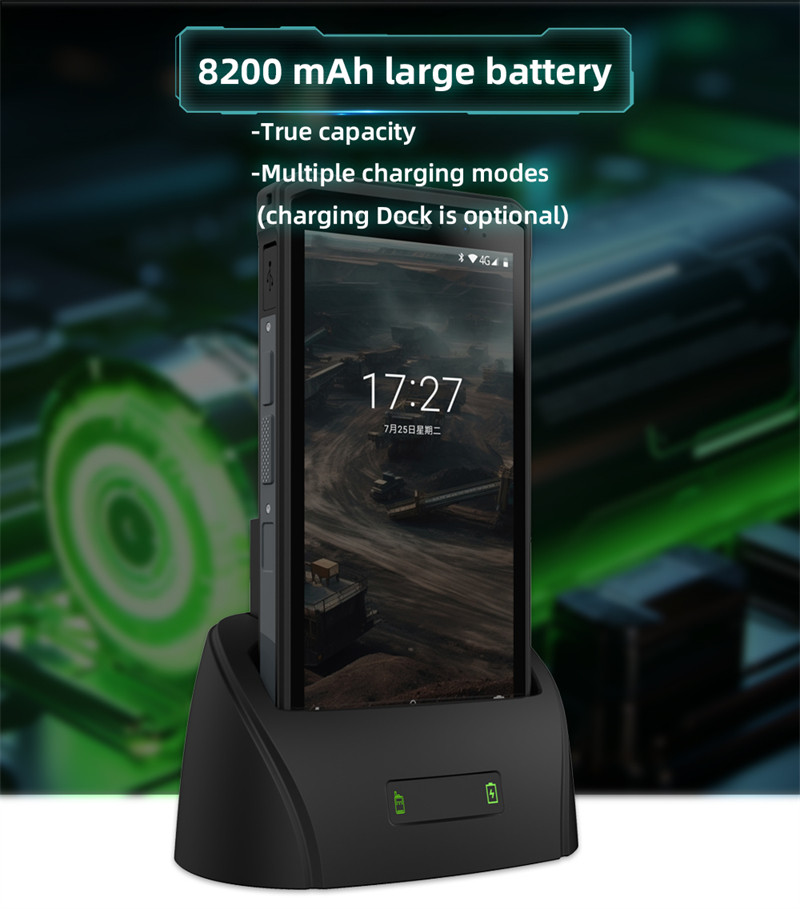 Duniot H6 Ex Explosion Proof Smartphone IP68 Poc DMR Walkie Talkie Cell Phone