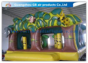 Quality Zoo Theme Inflatable Jungle Bouncer Amusement Jungle Inflatable Bouncy Castle wholesale