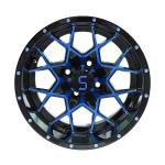 Golf Cart 12''/ 14'' Machined/Glossy Black Aluminum Alloy Wheels 4x4 Bolt
