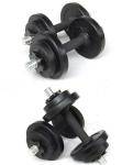 custom rubber coated iron sand dumbbell weight plate for sale
