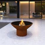 Corten Steel BBQ Grill With Detachable Base