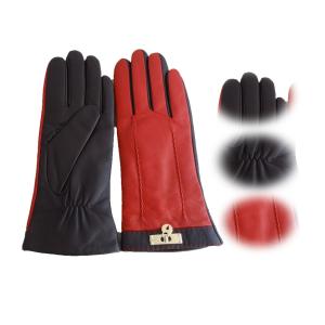 Quality 2017 wholesale high quality hot sale fashion ladies leather gloves wholesale