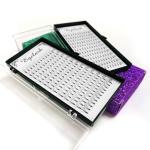 Light Russian False Lashes , Black Russian Volume Individual Lashes