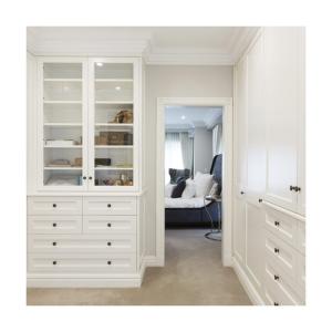 Quality YALIG Colorful Lacquer Room Cabinet Wooden Panel Built-in Wardrobe for Home Furniture wholesale