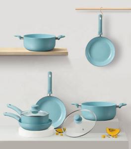 Quality High Quality 12 Piece Aluminum Non Stick Cooking Pot And Pans Set Kitchen Soup Pot Cookware Sets wholesale