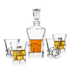 Quality Household Glass Lead Free OEM Service Whiskey Decanter Set Aroma Playing Utensils wholesale