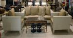 2pcs poly wicker sofa
