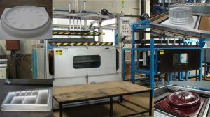Quality Polyethylene Benchtop Roto Molder Machine Capacity 500-1000 Liters wholesale