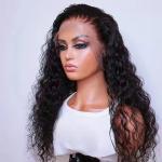 Deep Water Wave Lace Front Human Hair Wigs Pre Plucked Human Hair Wig
