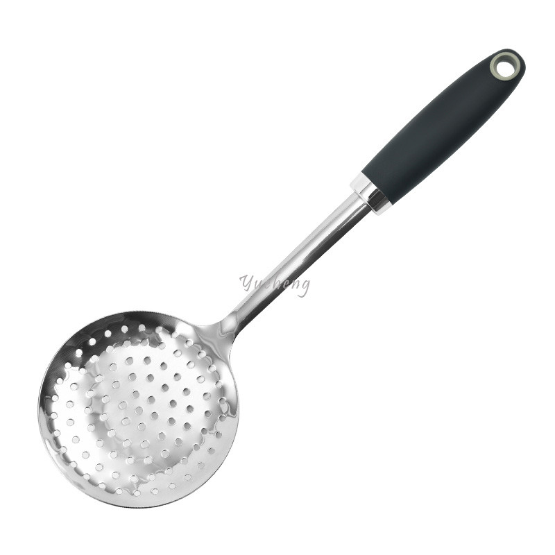 Cooking Tool Set Kitchen Gadgets Cookware Utensils Tools Stainless steel Kitchen Accessories Soft handle Black color