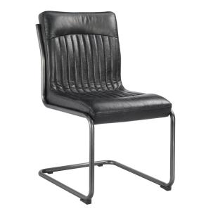 Quality Modern Living Room Furniture Black Luxury 840mm Leather Chair wholesale