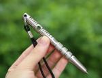 breaking glass defense metal tool pen with logo