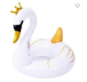 Quality New swan swimming ring fast inflatable PVC water park Flamingo wholesale