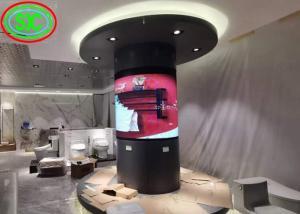 China Indoor P4 Fixed Advertising LED Screens Curved LED Display Cylindrical Screens on sale