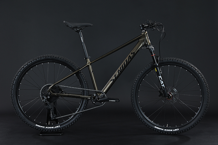 Full Suspension Aluminum Mountain Bike with 27.5 Inch Wheel Size and Shimano Shifter