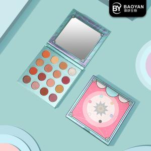 Quality 16 Colors High Pigmented Eyeshadow Cruelty Free Mineral Ingredient wholesale