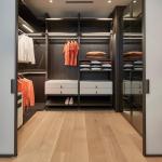end MR HDF Board Wardrobe for Luxury Walk-in Closet in Modern Bedroom Customizat