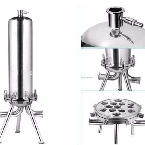 Stainless Steel Multi Cartridge Filter Housing for Food Beverage Production