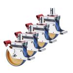 200mm 1540lbs Capacity Scaffolding Wheels With Steel Stem