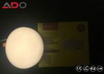 Frameless 6000K Square LED Slim Panel Light , High Lumen LED Round Ceiling Light