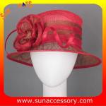 Elegant fancy Church sinamay hats for ladies ,Sinamay cloche hats