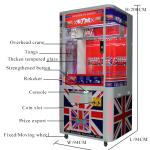 Indoor Kids Toy Crane Redemption Game Machine / Cutting Prize Scissor Game