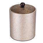 print flower beige leather tv remote controller holder for hotel supply