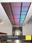 Diglass Laminated Dichroic Glass For Glass Shower