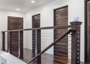 Quality Cable Stainless Steel Guardrail , Vertical Stainless Steel Wire Balustrade Customised wholesale