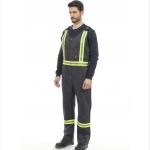Arc Flash Flame Resistant Workwear 100% Cotton Industrial Fire Retardant Bib