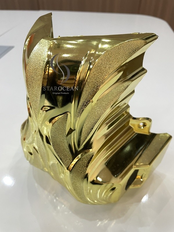 ABS / PP Plastic Coffin Decoration Durable With Steel Bar For Casket Handle