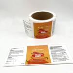 Oilproof Custom Spice Bottle Labels Sticker Vinyl Plastic Printing Packaging
