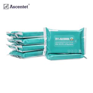 Quality 75% Antibacteria Alcohol Wip Disinfectant Alcohol Wet Tissue Kills Germ wholesale